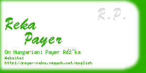 reka payer business card